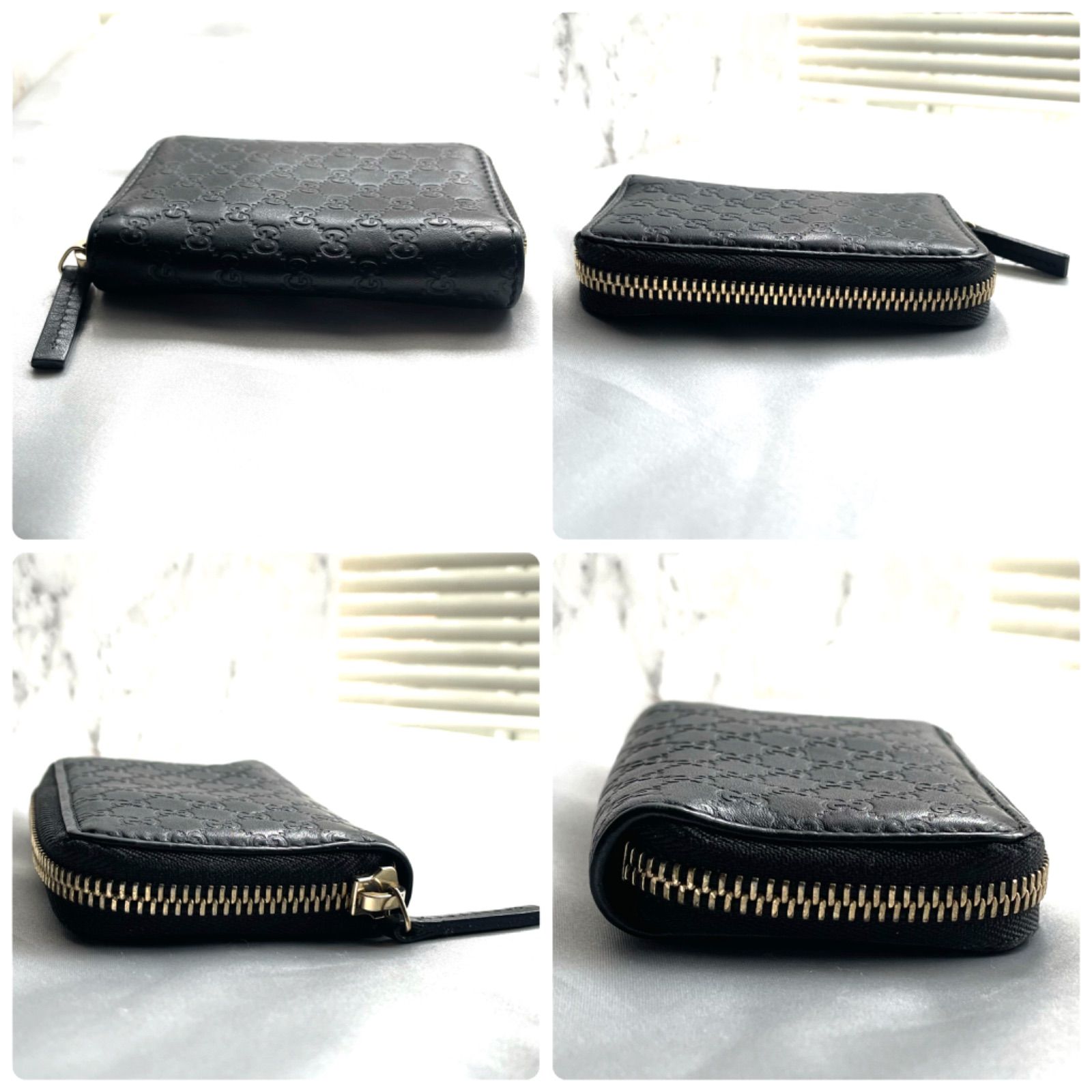 正規品 GUCCI グッチ 322214 0959マイクログッチシマ レザー 6連キー 