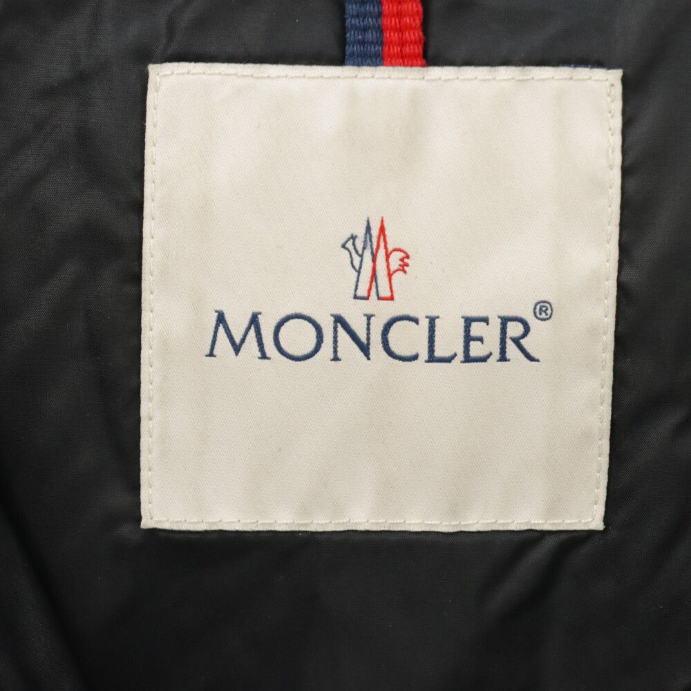 MONCLER (モンクレール) MARQUE DOWN JACKET マルケ ファー付き ダウンジャケット アウター ブラック