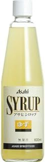 アサヒ シロップ ゆず 600ml×12本