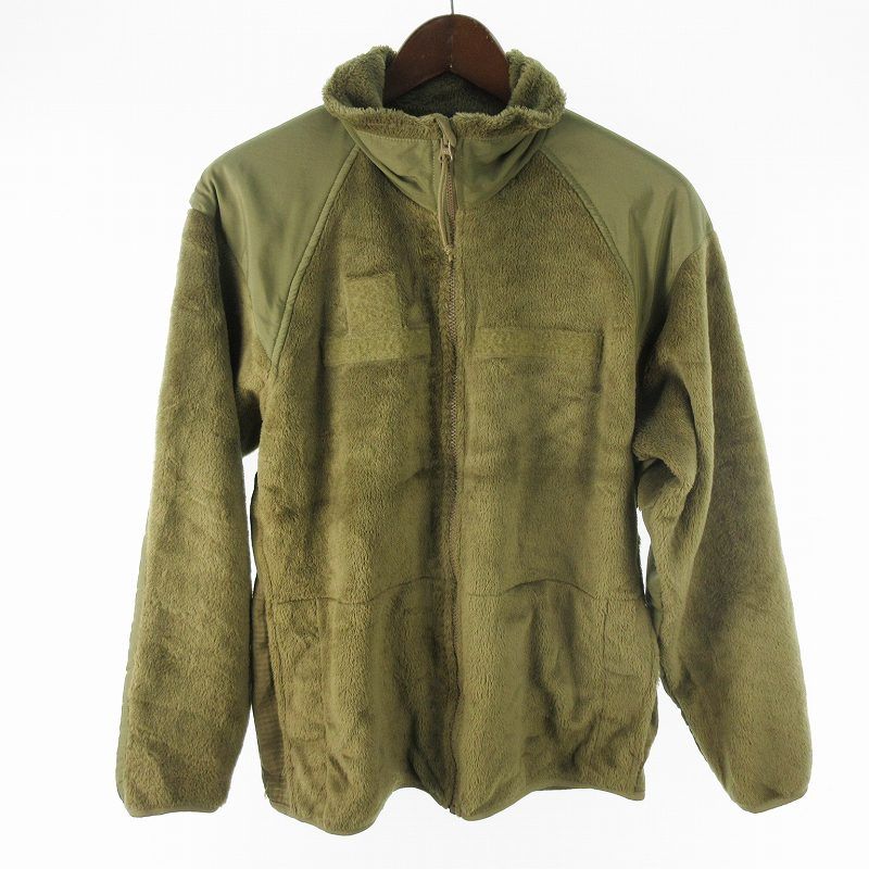 US.ARMY フリースジャケット 米軍実物 ポーラテック 8415-01-580-1341 GEN3 ECWCS コヨーテブラウン M-R USA製 ミリタリー アウター