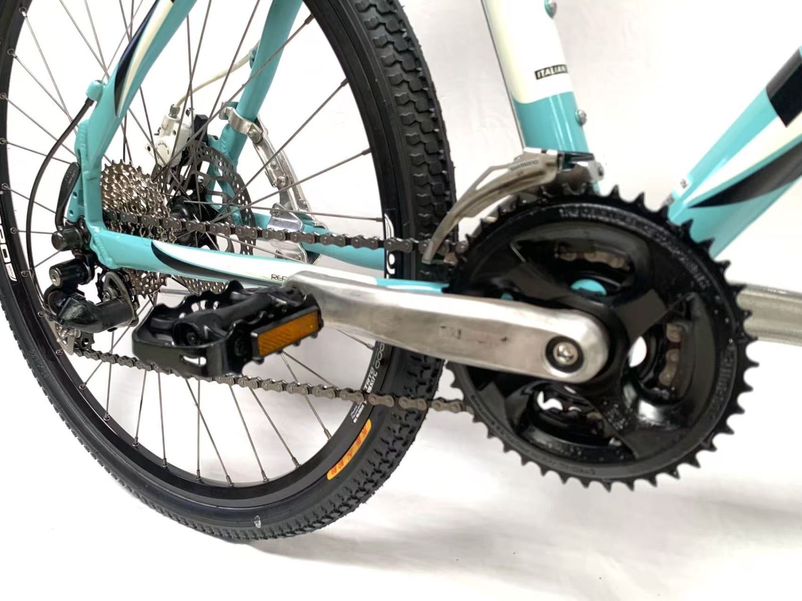 【即乘】送料無料 Bianchi 油圧式ディスクブレー MTB KUMA 24速 送料無料 ビアンキ Bianchi オイルブレーキ ディスク MTB KUMA