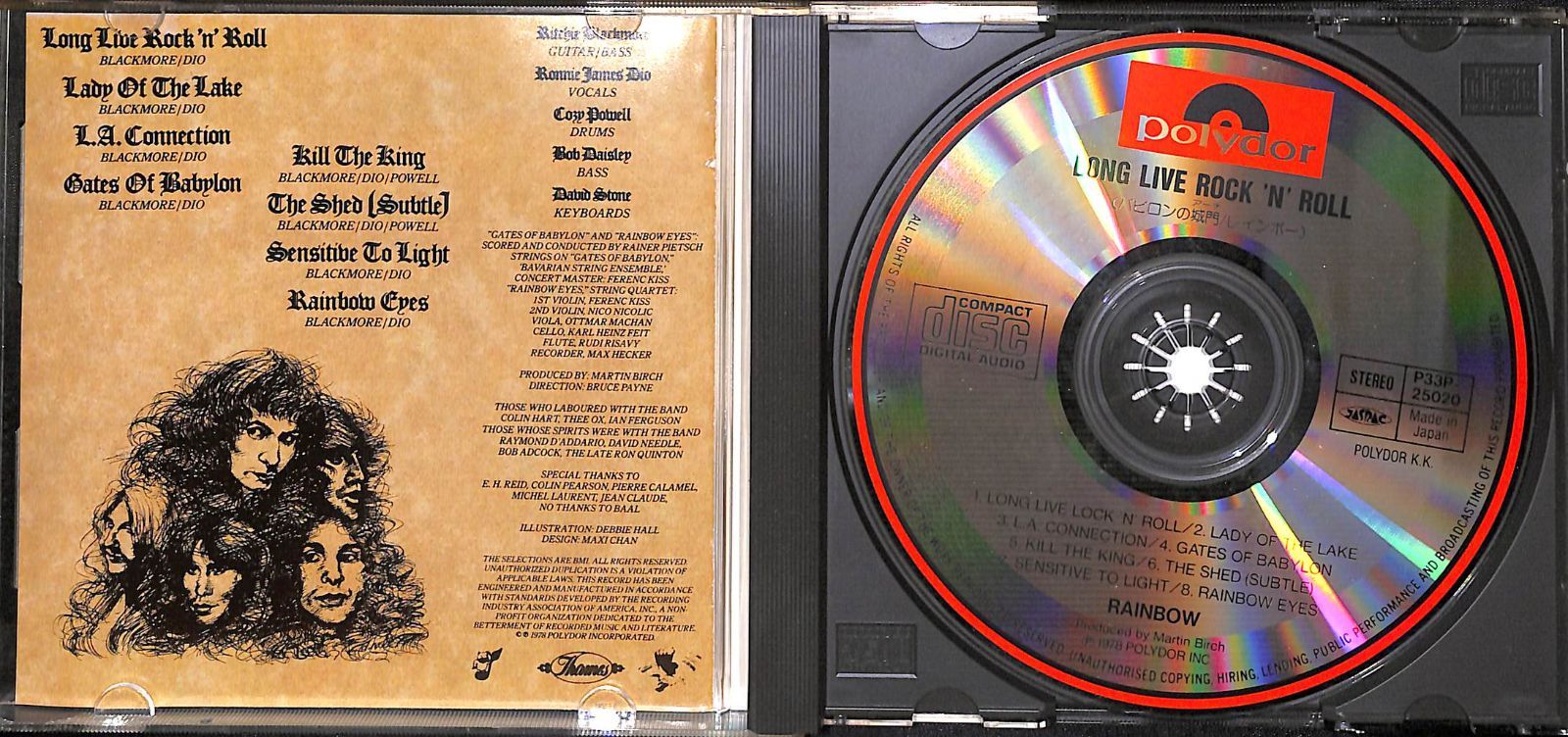 旧規格帯付きCD】Rainbow Long Live Rock 'N' Roll レインボー