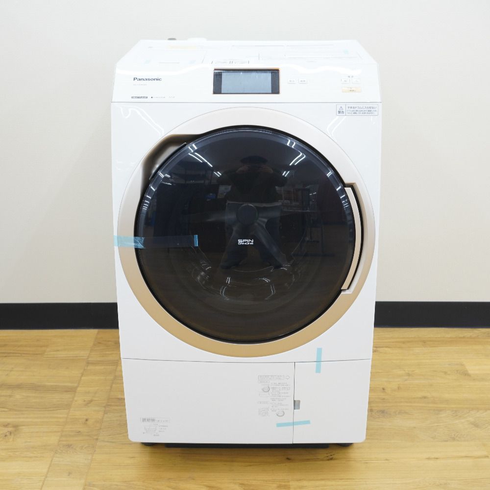 Panasonic パナソニック 洗濯機 ドラム式洗濯乾燥機 ななめドラム NA-VX9800R-W 11.0kg 2018年製 右開き ホワイト  洗浄 除菌済み - メルカリ