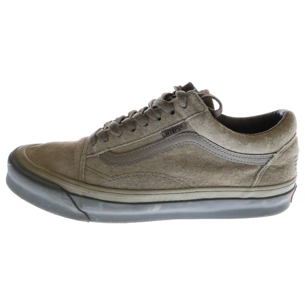WTAPS ダブルタップス 22AW ×VANS VAULT OG OLD SKOOL LX バンズ ボルト スクール ローカットスニーカー ブラウン|カーキ US9.5|27.5cm VN0A4P3XBMD