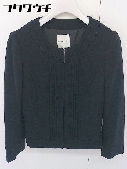 ◇ KUMIKYOKU 組曲 長袖 ノーカラー ジャケット サイズS3