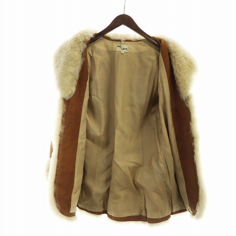 エンゼル レザー ANGEL LEATHER ムートンコート 長袖 総裏地