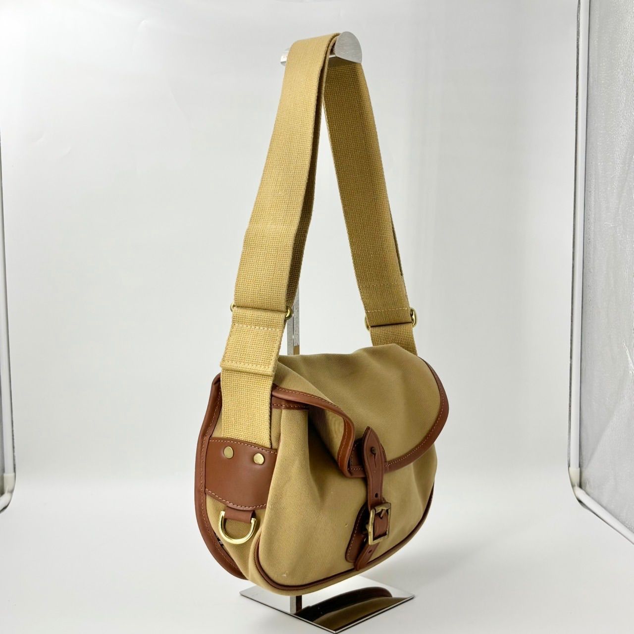 新品 CROOTS ENGLAND クルーツ ハンティングバッグ M カーキ 新品