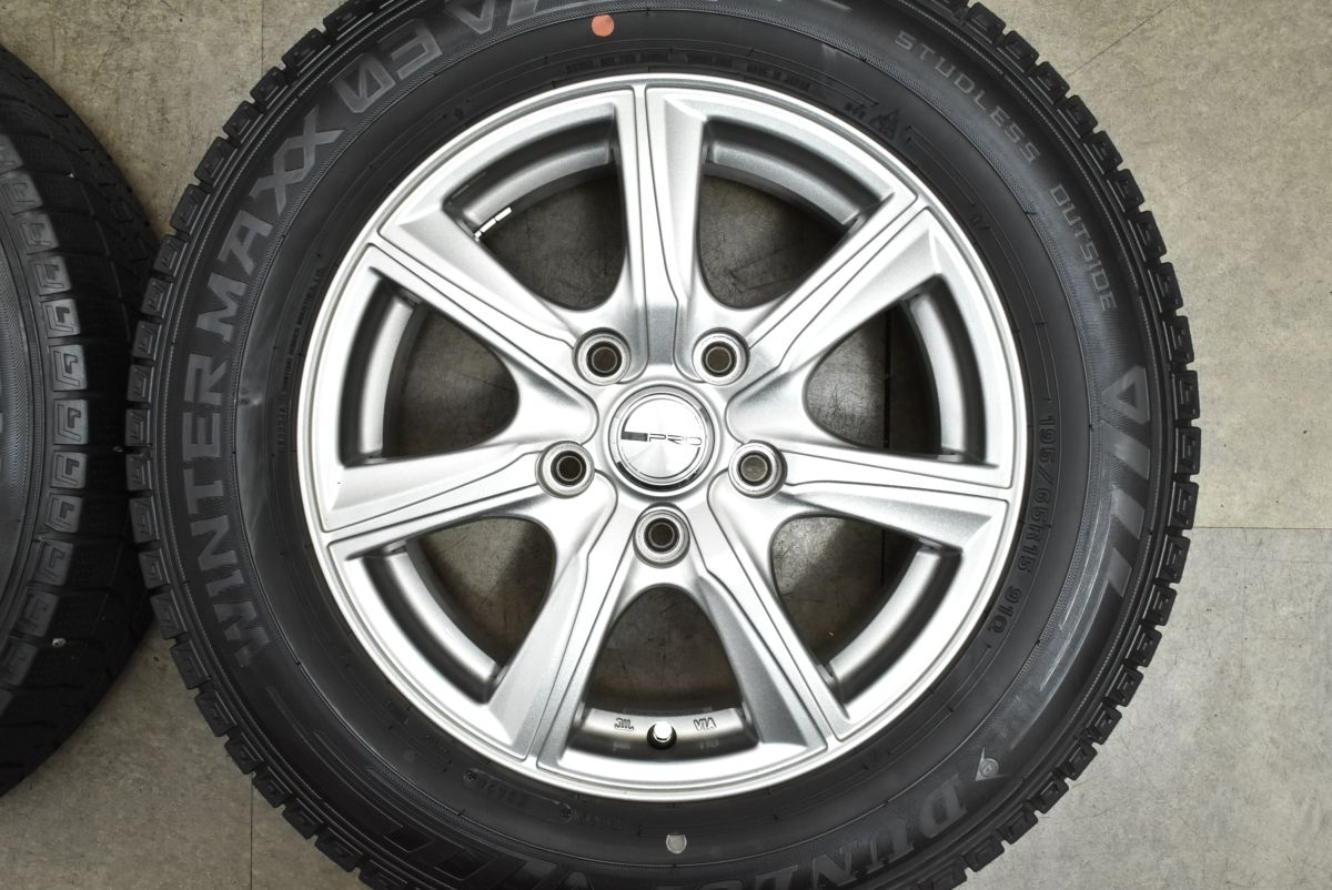 PRD 15in 6J 53 PCD114.3 ダンロップ ウィンターマックス WM03 195|65R15 ノア ヴォクシー ステップワゴン アクセラ FFCRYSTALESIA_COM