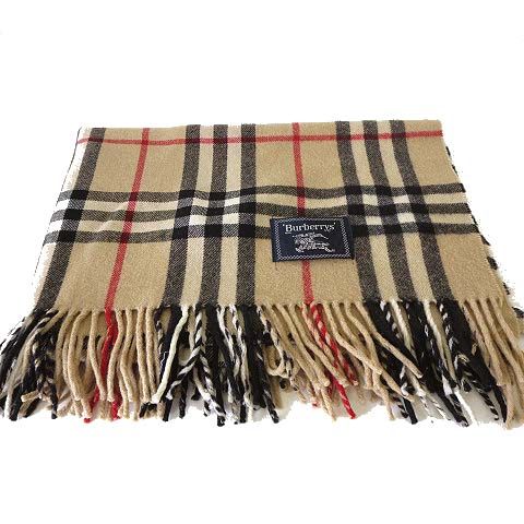 【BURBERRY】バーバリー ショール ブランケット ベージュノバ チェック BURBERRY - バーバリー 大判 ブランケット ノバチェック