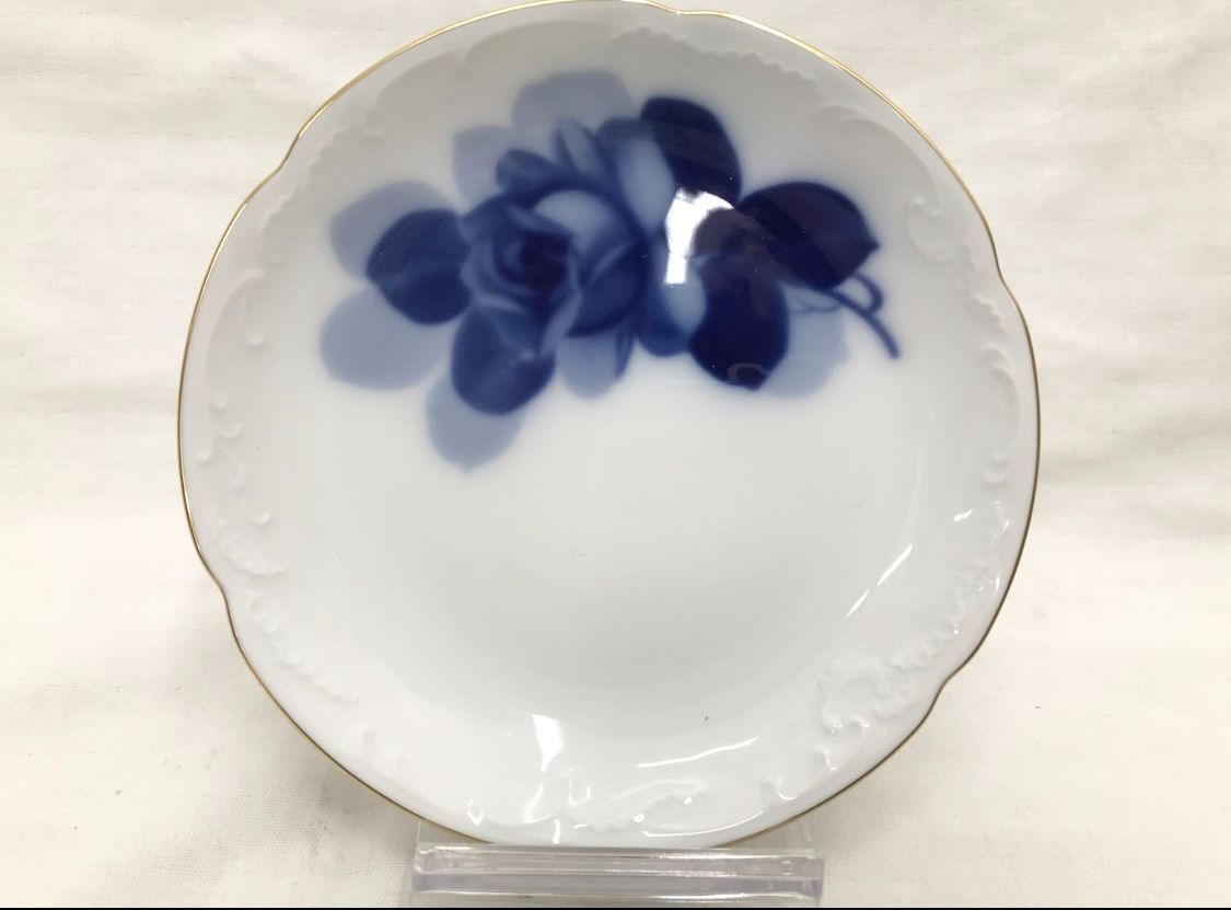 大倉陶園 銘々皿揃 オールドブルーローズ5枚組 - メルカリ