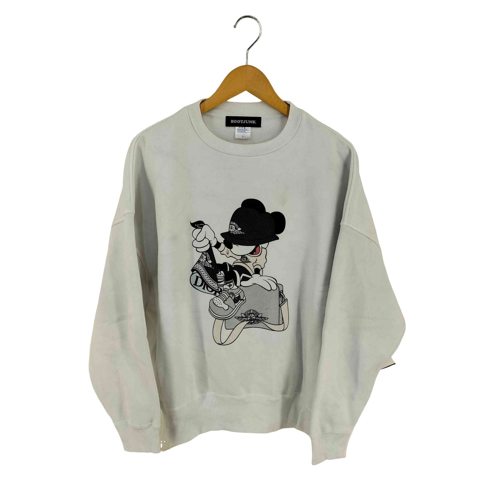 デュアリズム DUALISM BOOTJUNK HYPE BOY クルーネックスウェット メンズ import：XL 