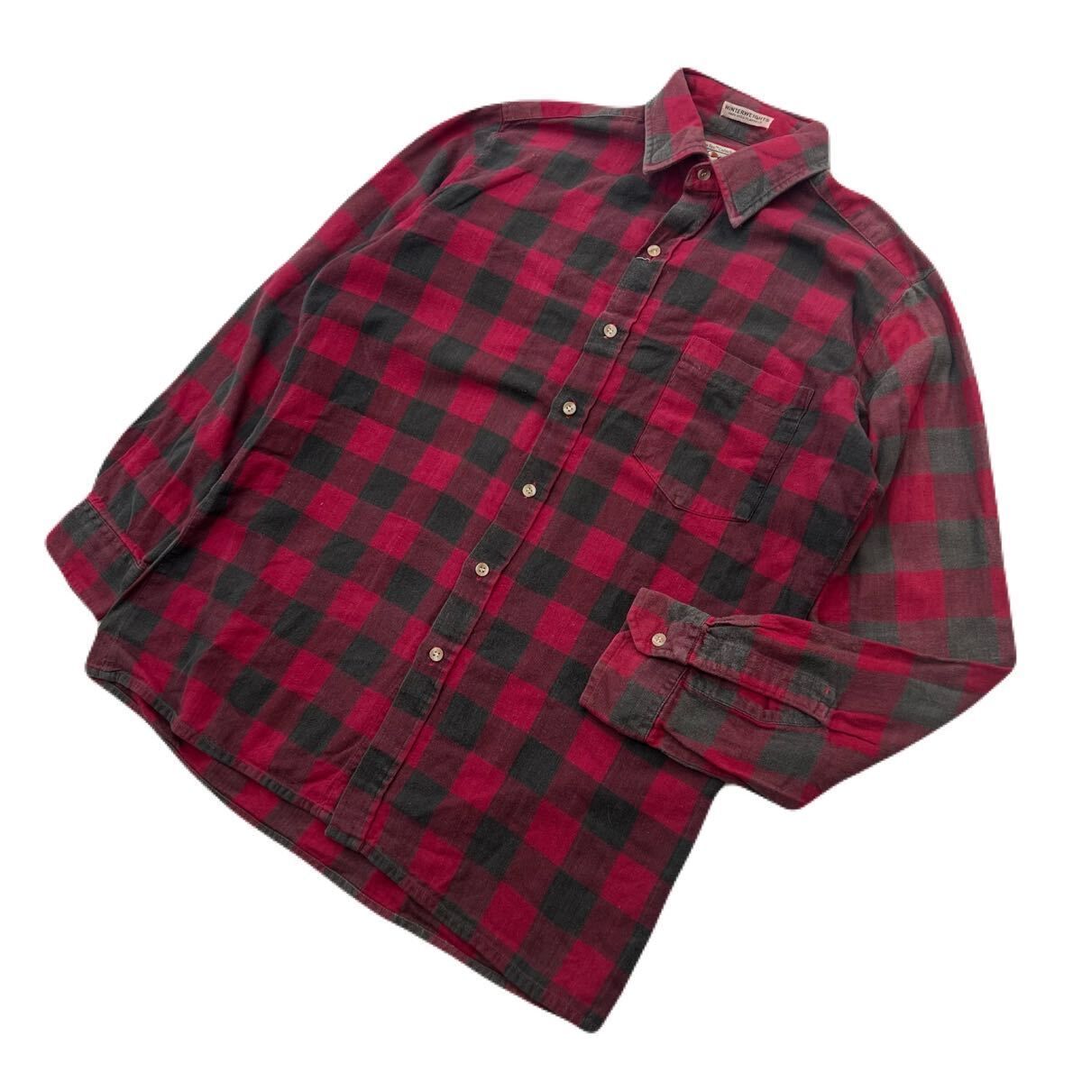 あ*は様 40's 50's J.C. Penney レッドチェック長袖シャツ あ*は様 40's 50's J.C. Penney レッドチェック長袖シャツ 40's 50's