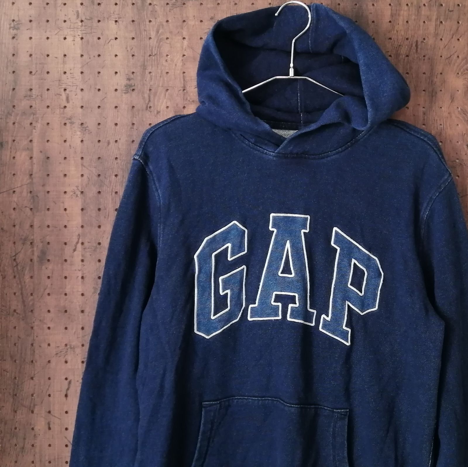 gap トップ インディゴ パーカー