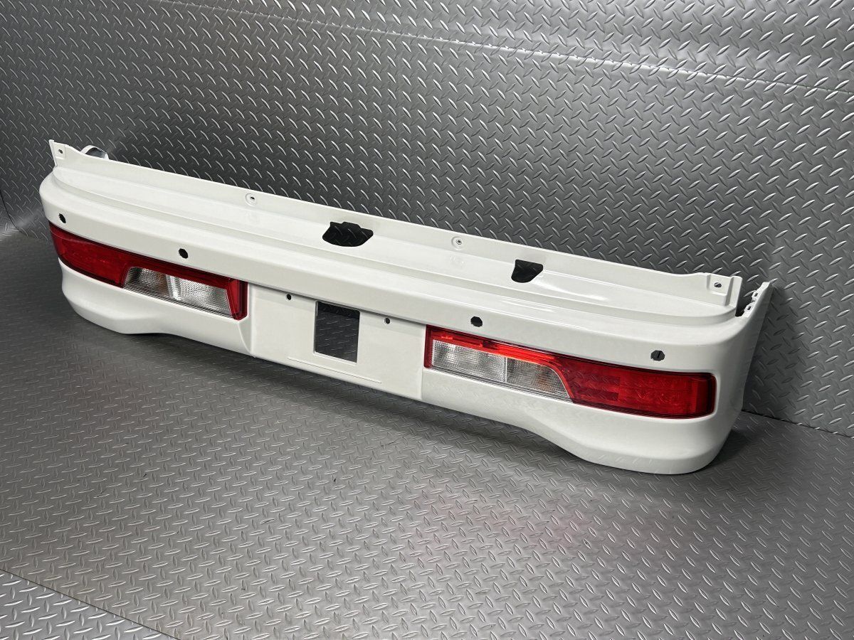送料無料【新車外し】エブリイワゴン 純正リアバンパー パール白Z7T