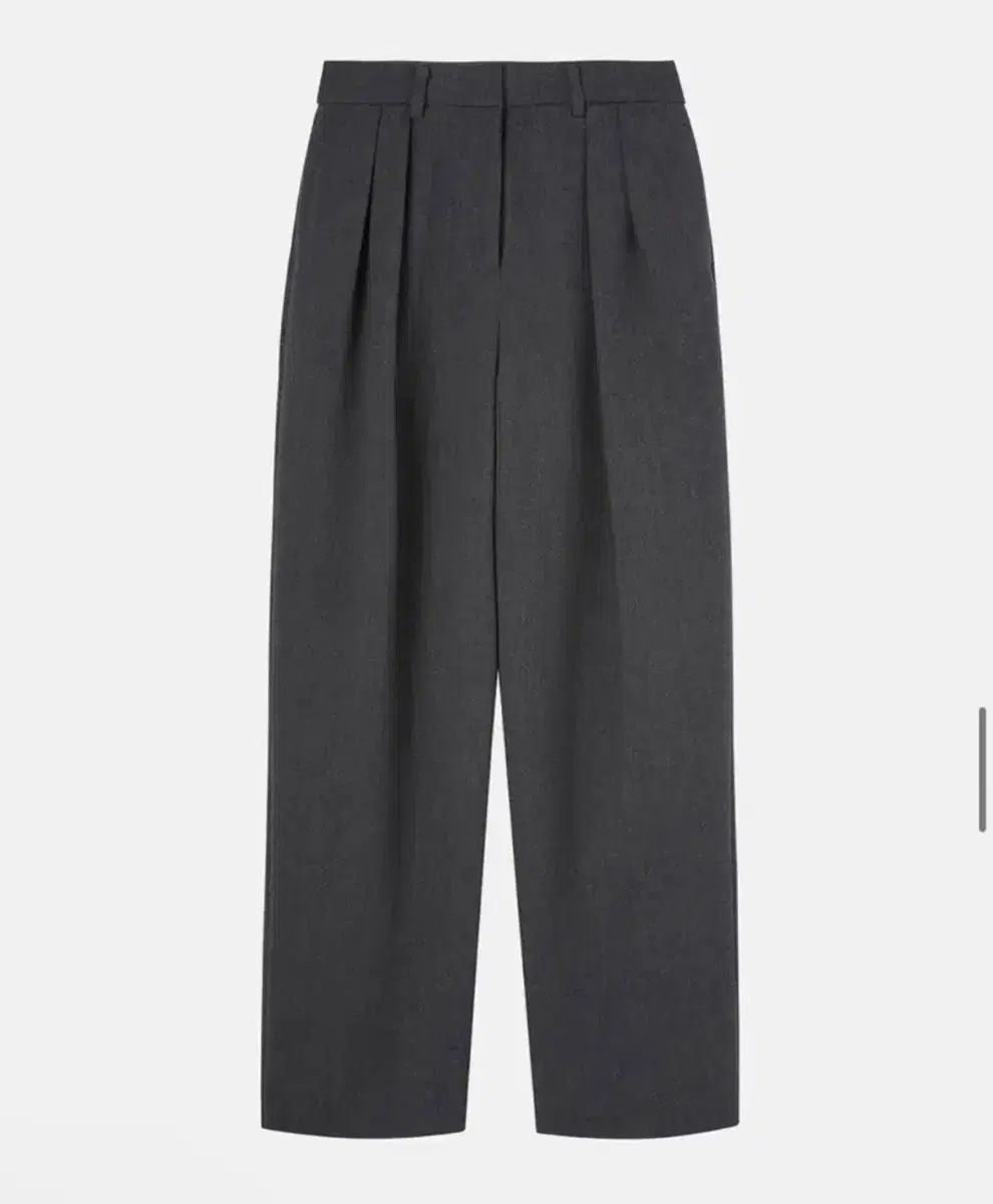 lfm ワイド ダブル タック スラックス グレー