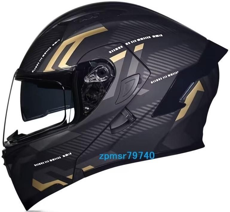 フリップアップヘルメット ダブルレンズ