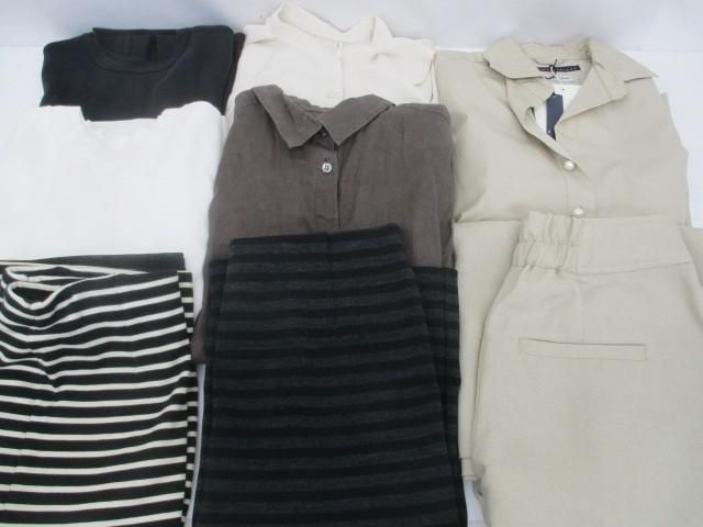 ドゥーズィエムクラス イエナ 他 ワイドパンツ 長袖シャツ カットソー 等 8点 含む 1 36 38 F レディース