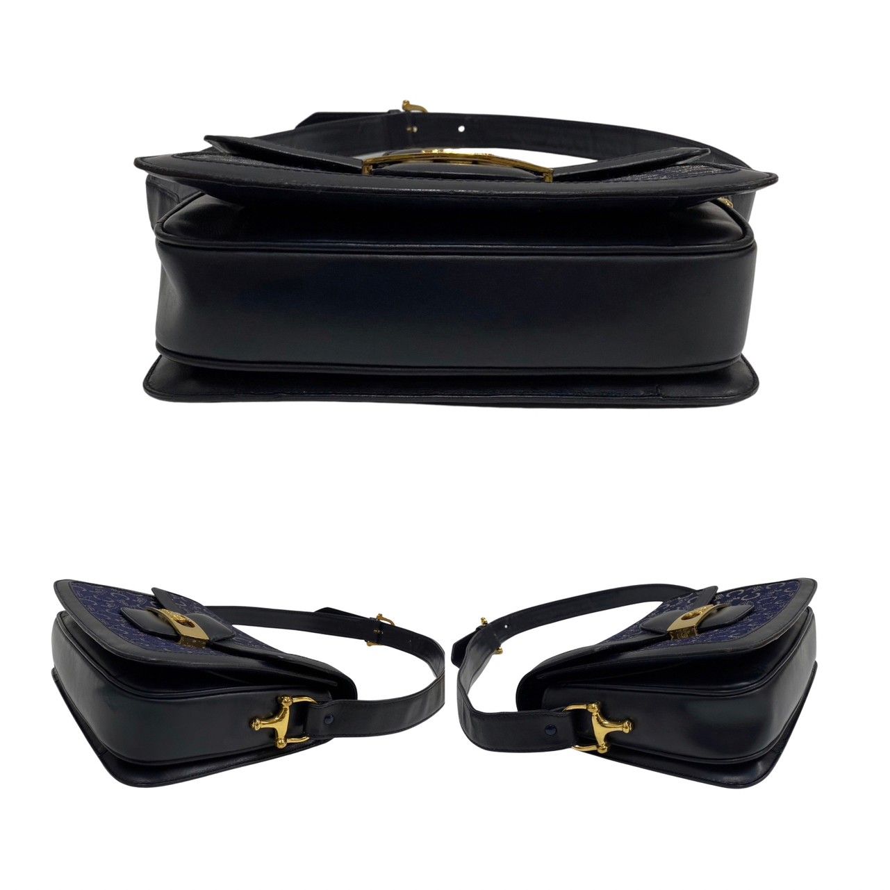 極 美品 CELINE セリーヌ ヴィンテージ 馬車金具 Cマカダム Cサルキー 