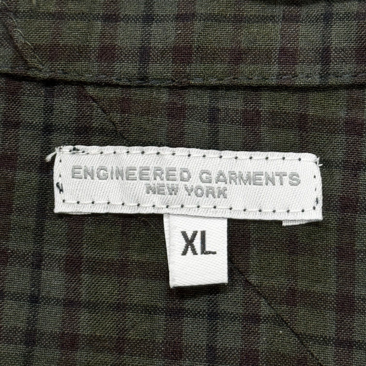 Engineered Garments カーディガン ジャケットチェック柄 参考上代38500円 ENGINEERED GARMENTS Cardigan Jacket-Pintuck