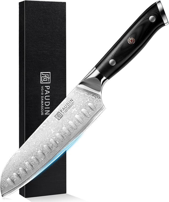 ダマスカスシェフナイフ VG-10 ダマスカス牛刀 203mm 超鋭利 新品