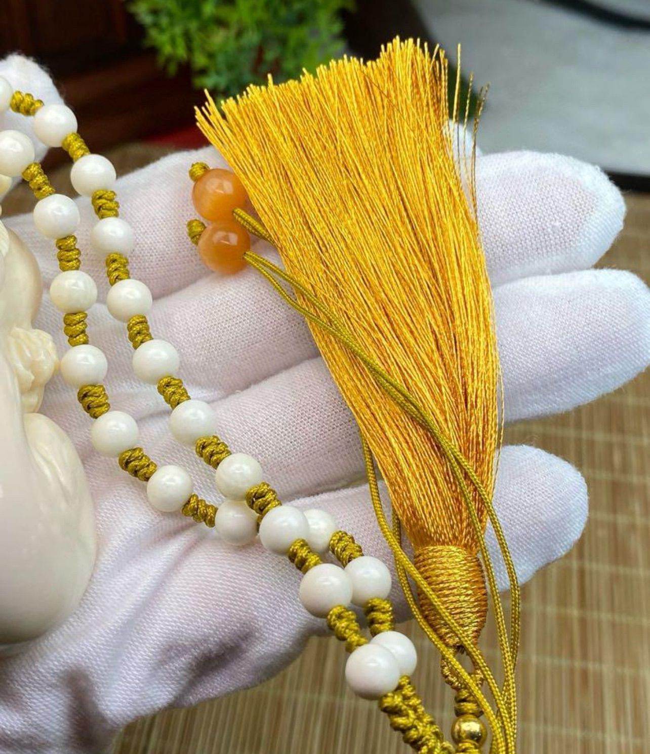 天然マンモス牙美しい手作り彫刻　1 招財貔貅　手握り物 天然マンモス牙美しい手作り彫刻 1 招財貔貅 手握り物