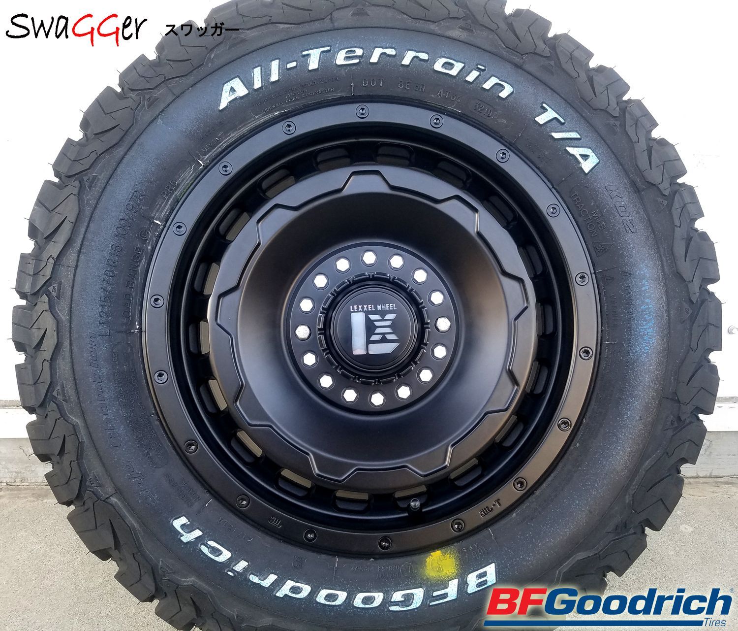 ヤリスクロス CX3 フォレスター SG/SH XV タイヤホイールセット 16インチ SwaGGer BF Goodrich ALLTERRAIN  KO2 215/70R16 225/70R16 - メルカリ