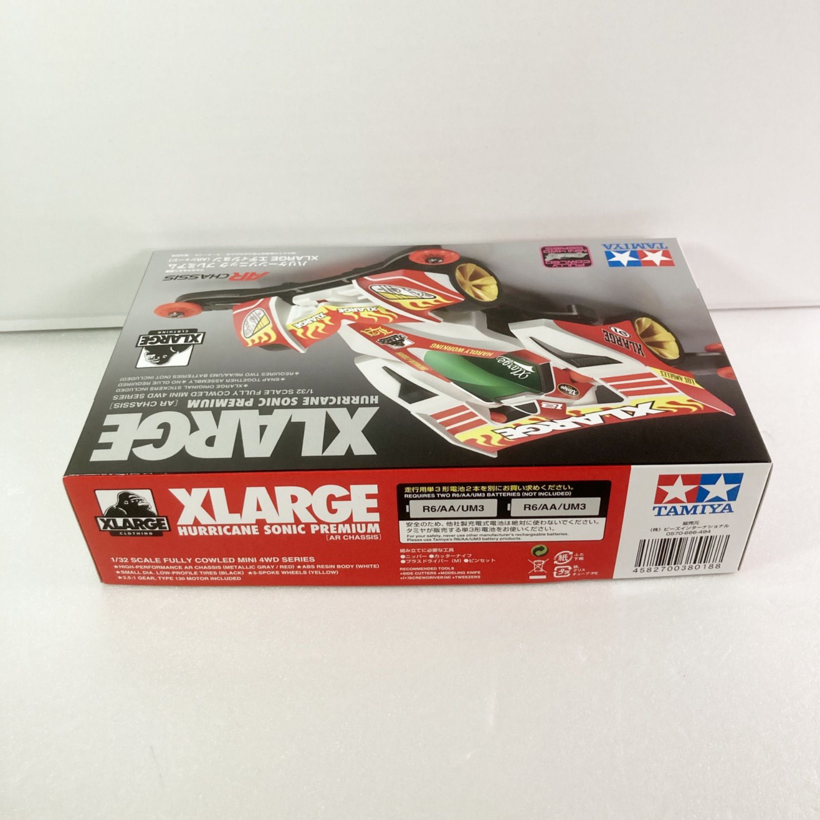 新品】XLARGE x TAMIYA ミニ四駆HURRICANE SONIC TAMIYA