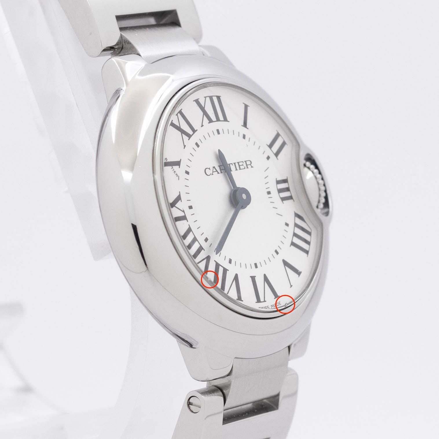 CARTIER カルティエ バロンブルー クォーツ レディースW69010Z4  