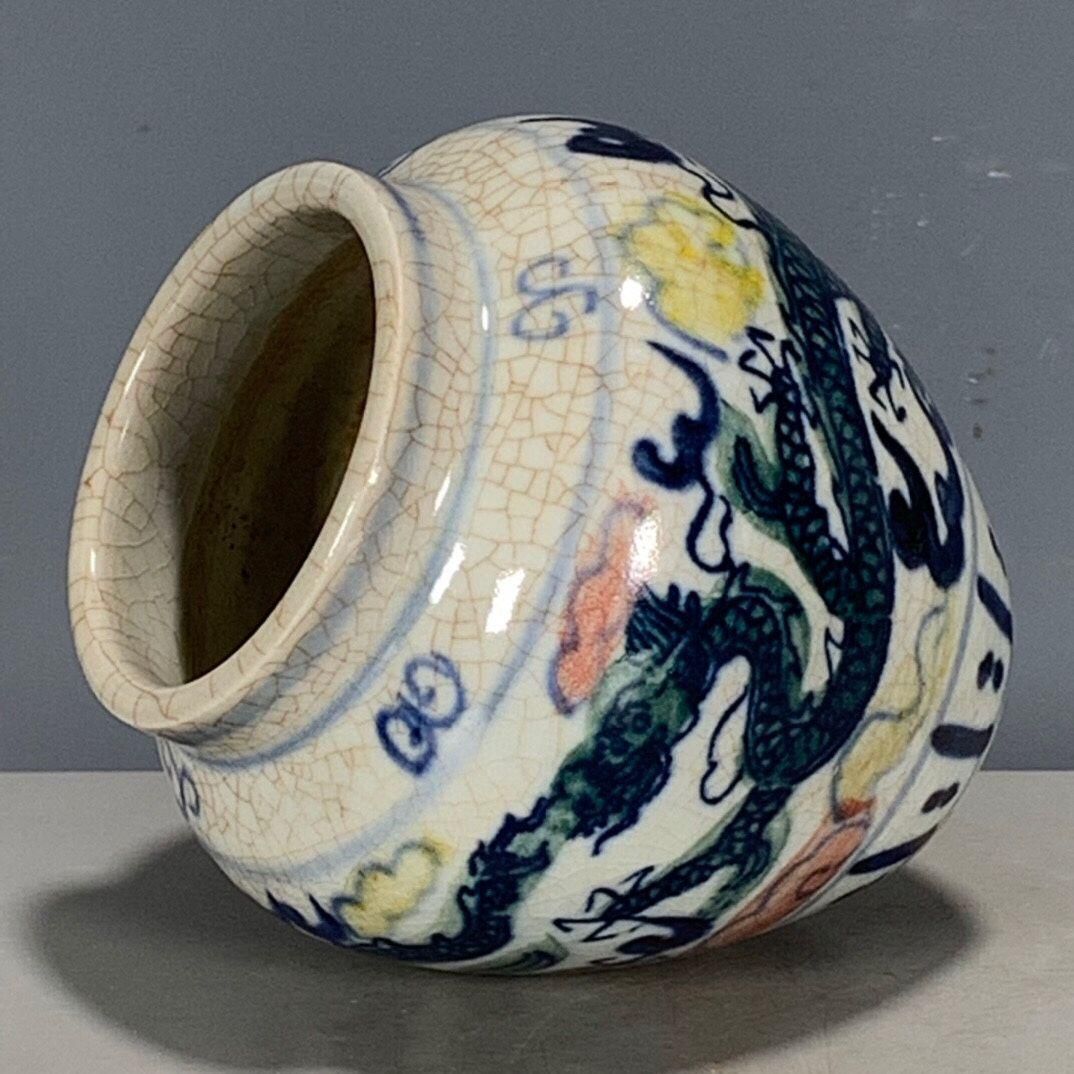 骨董　元青花 龍絵缶 骨董 元青花 龍絵缶 （楽天市場】陶器 花瓶（骨董品