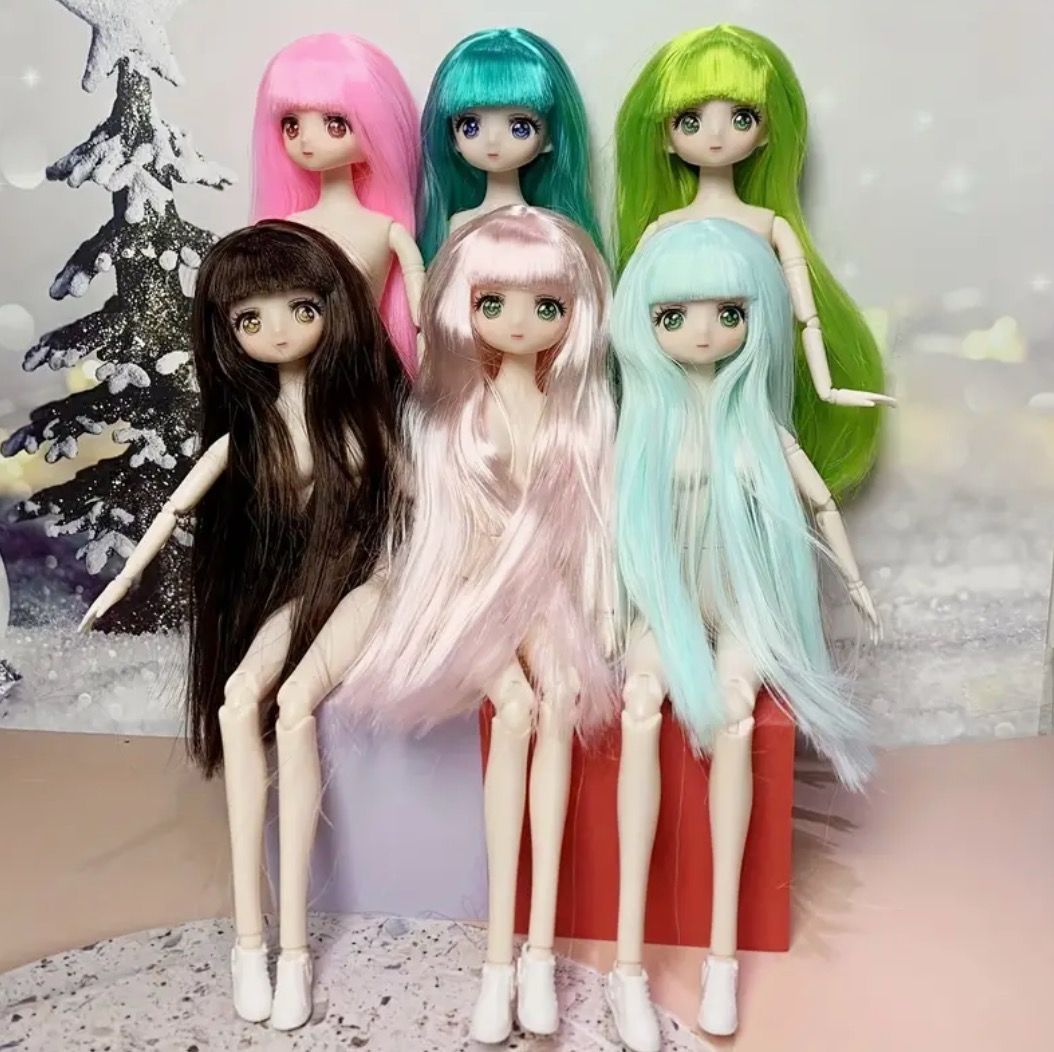 着せ替え人形 1/6スケール バービー人形 30cm かわいい 女の子 目が