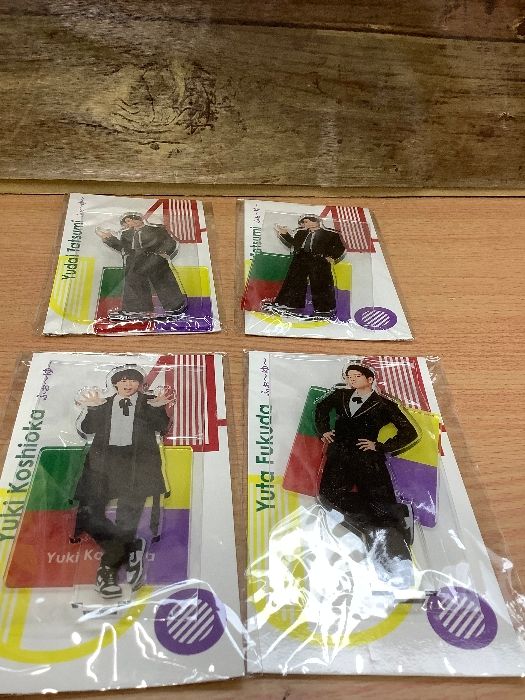 P3k ふぉ～ゆ～アクスタ ４点まとめ 辰巳×2 福田1 越岡1 現状品