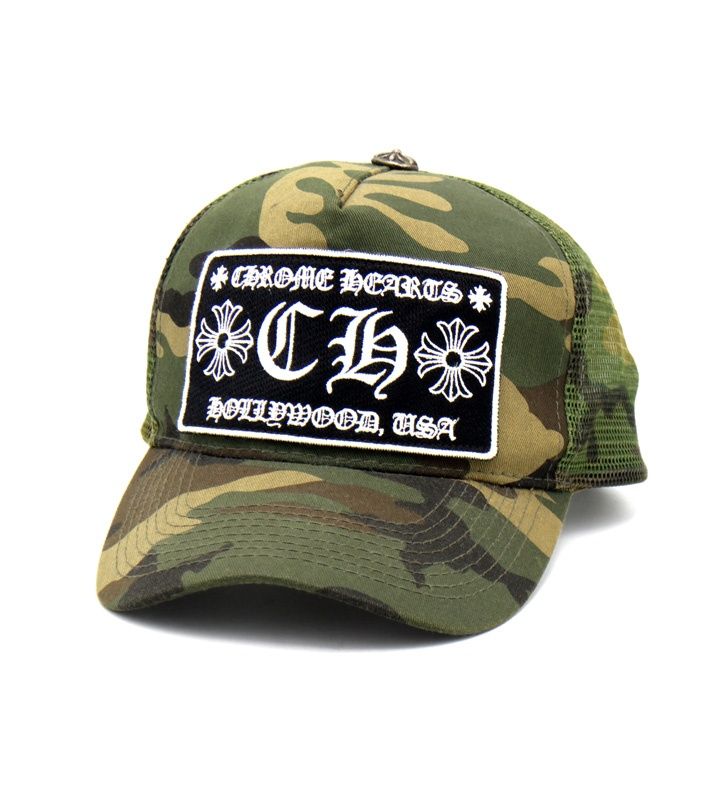 クロムハーツ CHROME HEARTS 【 CH TRUCKER CAP 】 CH 刺繍