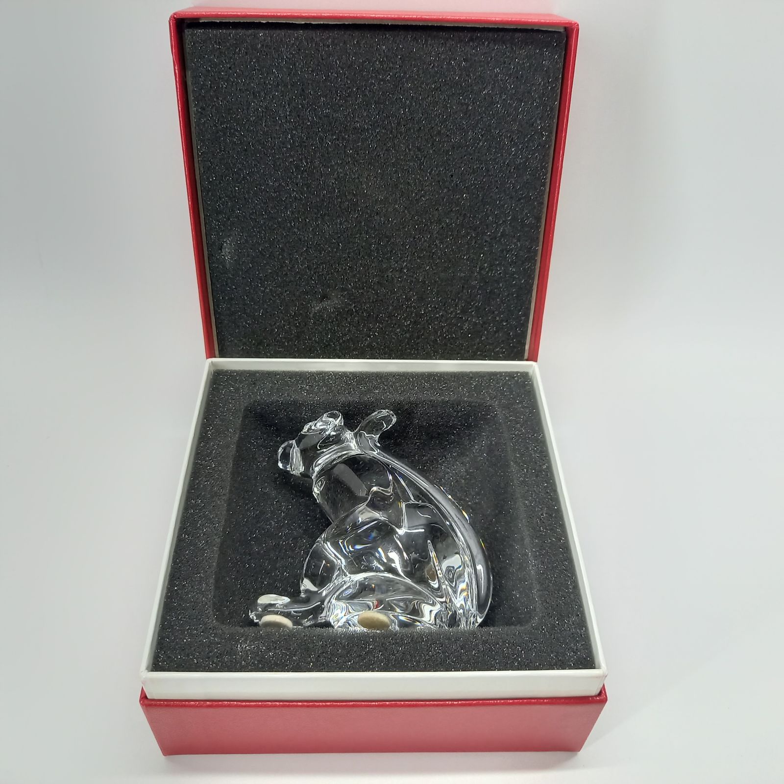 バカラ 干支 申 猿 クリスタル 置物 フィギュリン Baccarat