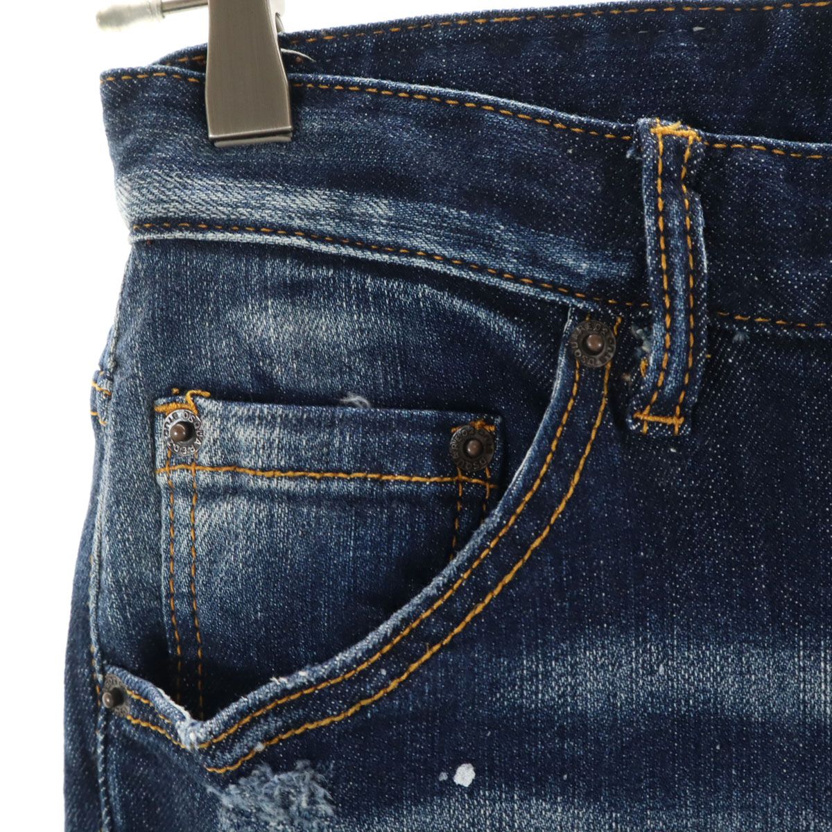 DSQUARED2 スキニーデニム 44イタリア製 ●正規店購入 DSQUARED2 ディースクエアード イタリア製 スキニーデニムパンツ