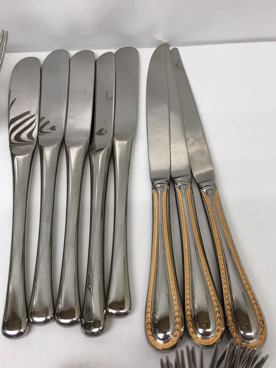 ノリタケ 金メッキ カトラリーセット フォーク6本 スプーン6本