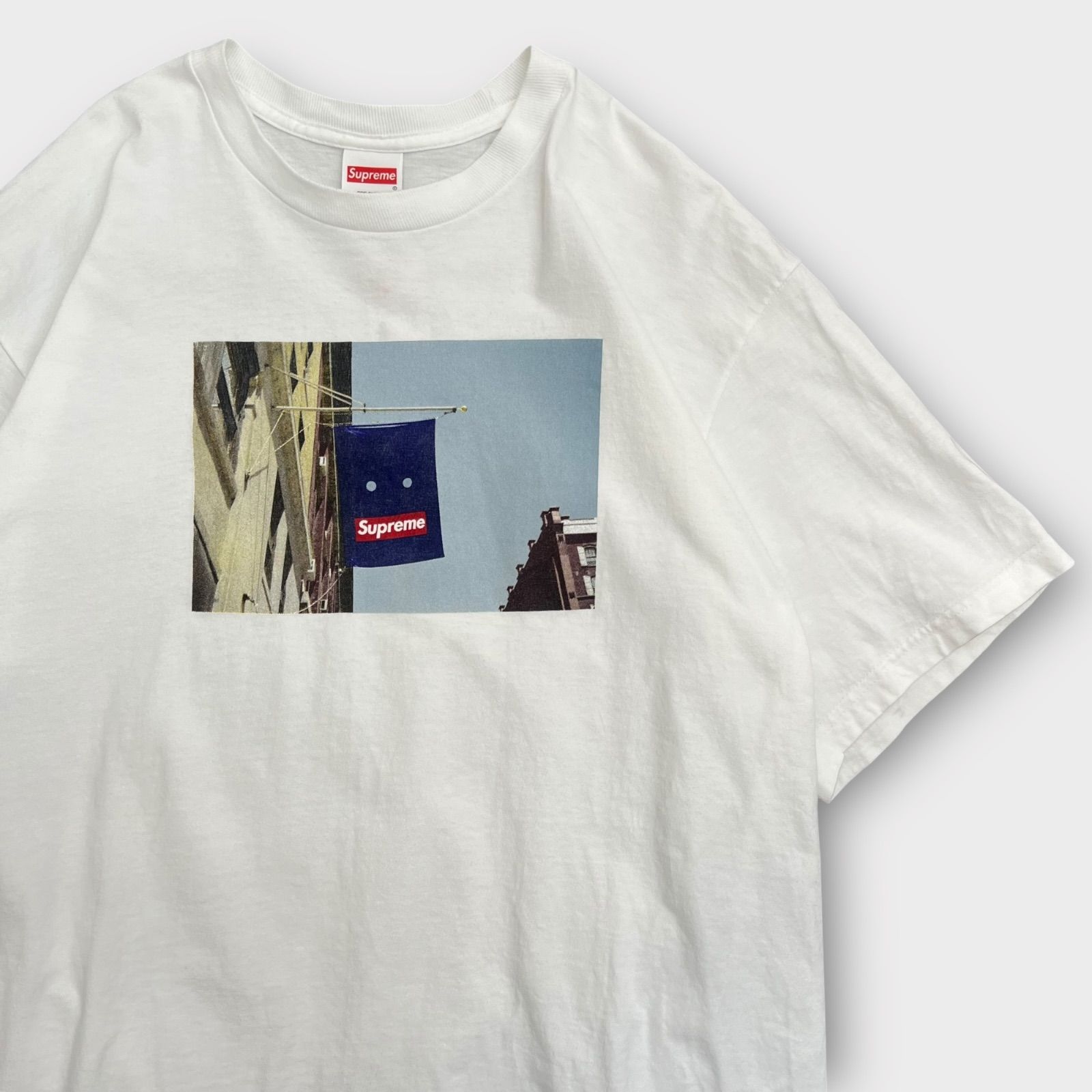 Supreme 19fw Banner Tee シュプリーム バナー Tシャツ ホワイト L  