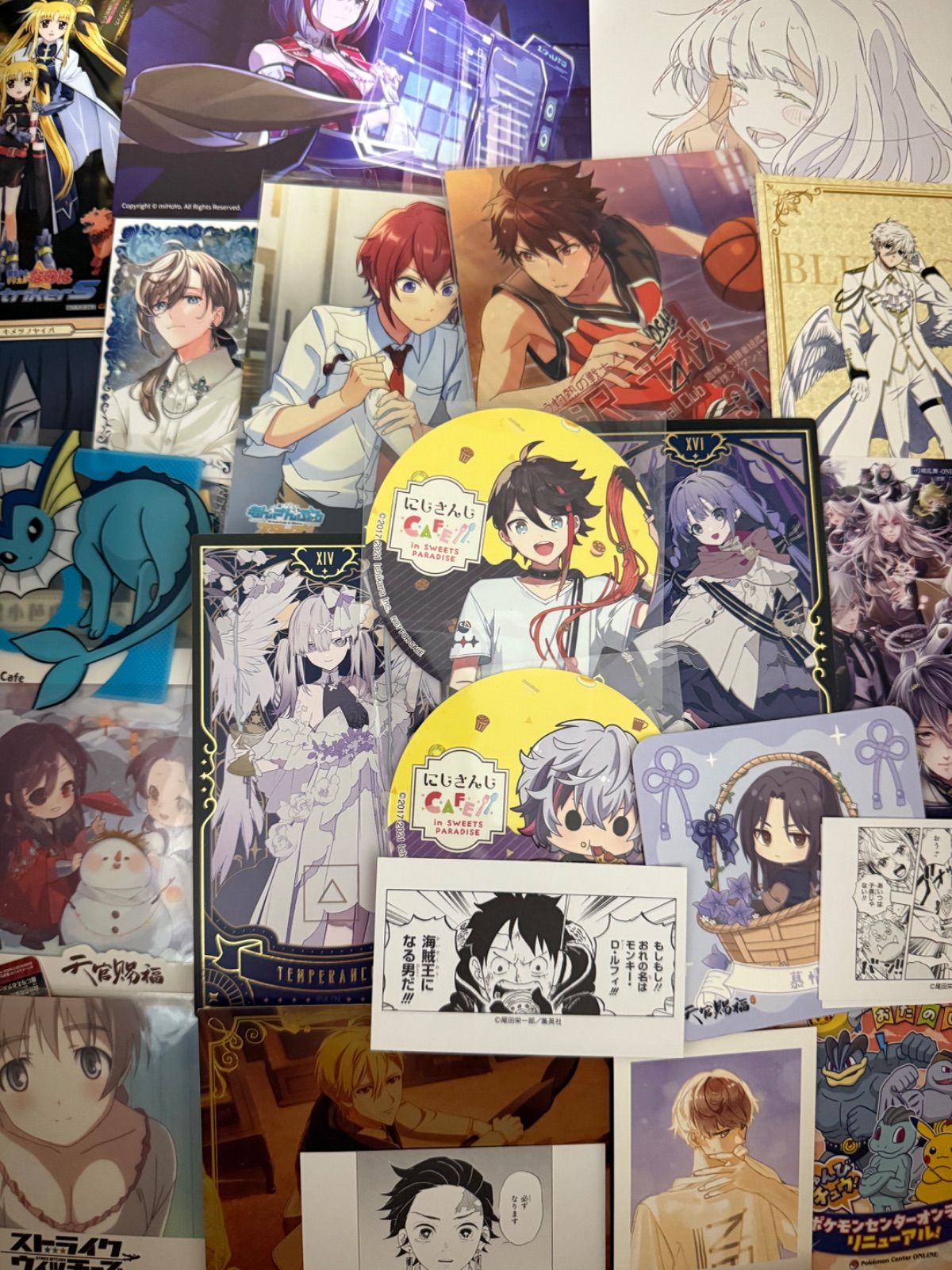 紙類 アニメ ゲーム まとめ売り 大量 コースター ポストカード