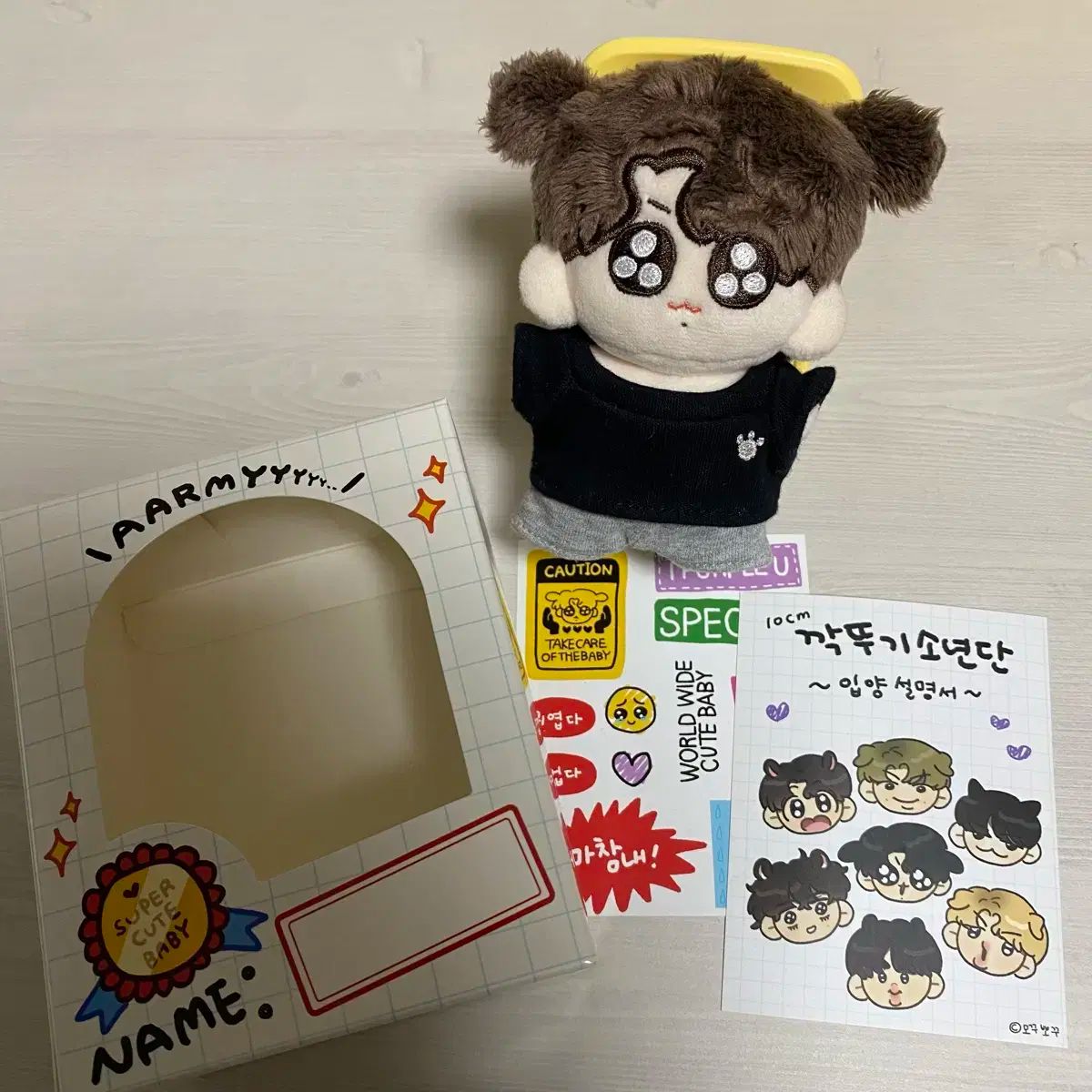 BTS ジョングク10cmぬいぐるみグクトゥギマスタニムmokku BTS