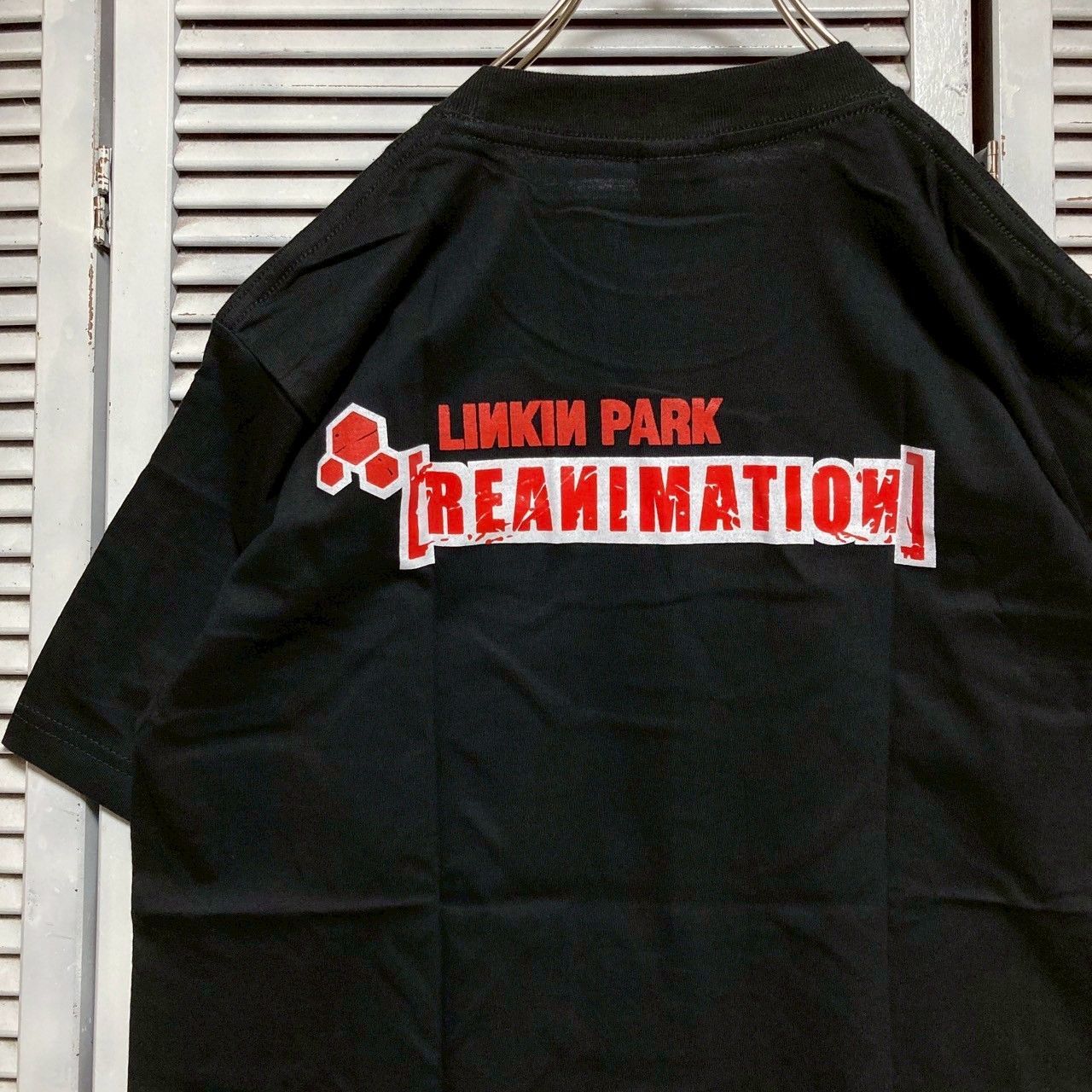 バンド Tシャツ リンキンパーク LINKIN PARK REANIMATION 黒 ロボット