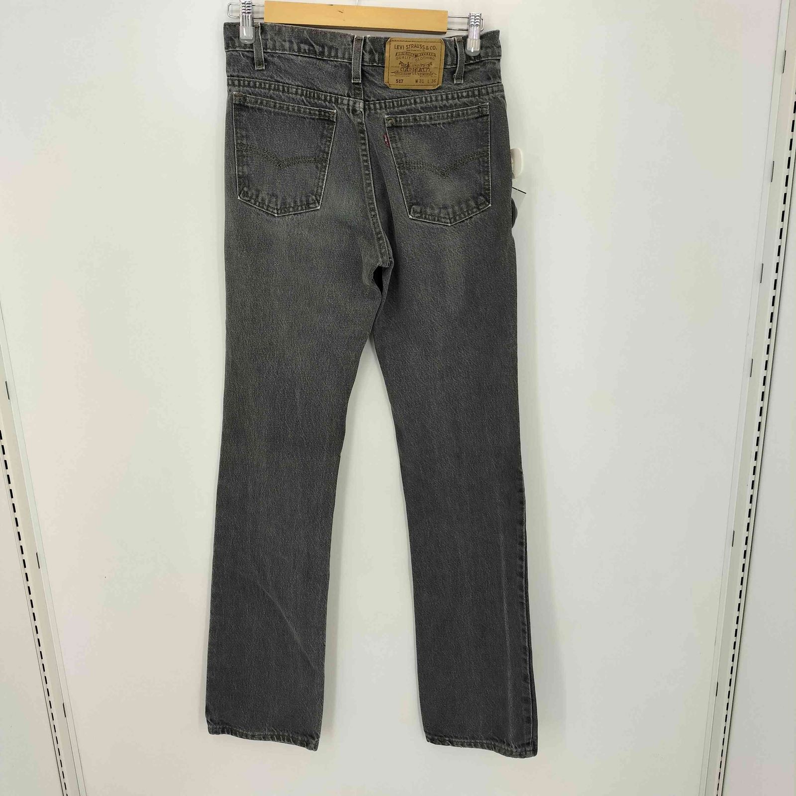 リーバイス Levis 90S USA製 517 先染めブラック ブーツカットデニム