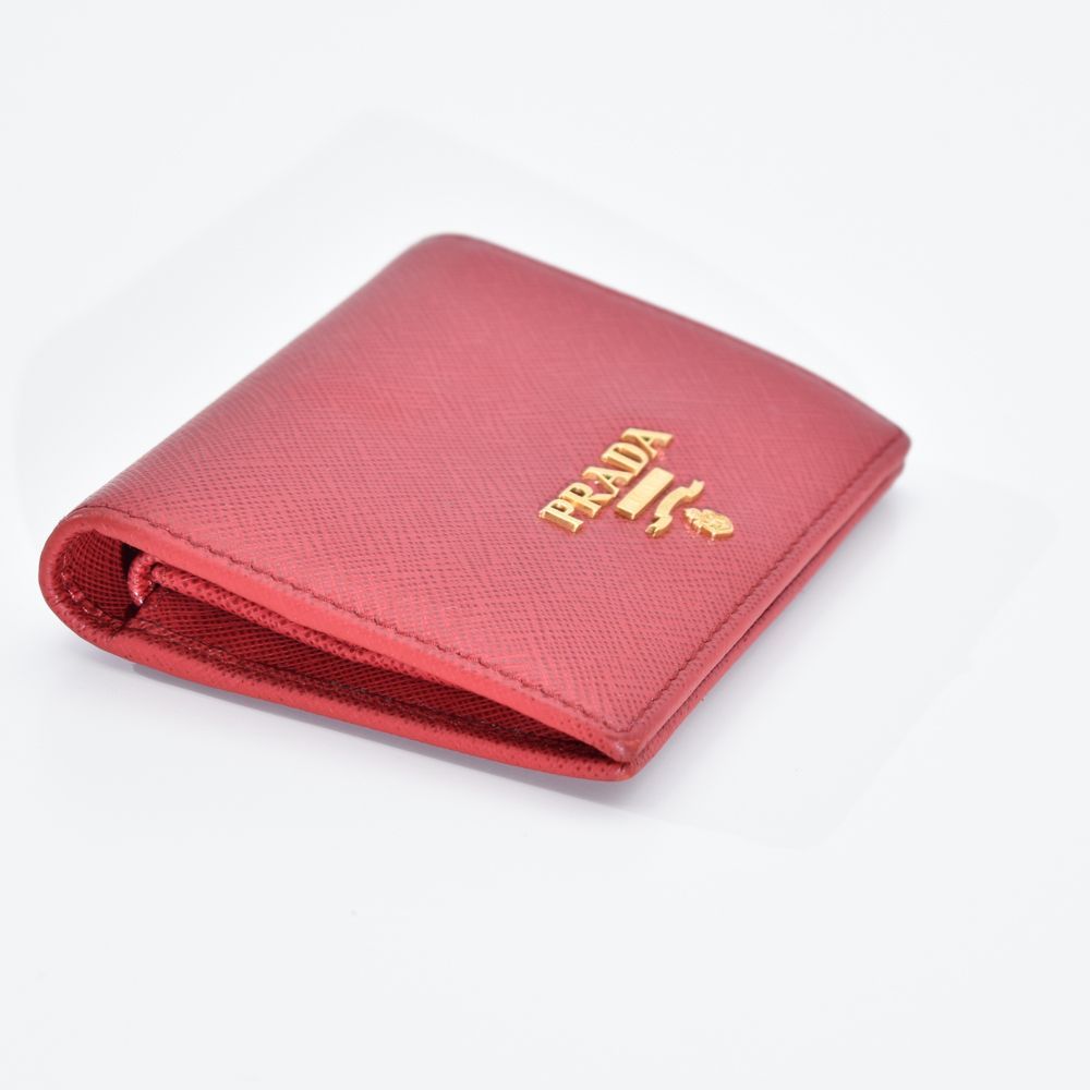 中古USED PRADA 財布 2つ折 サフィアーノ 1MV204 2250002508020