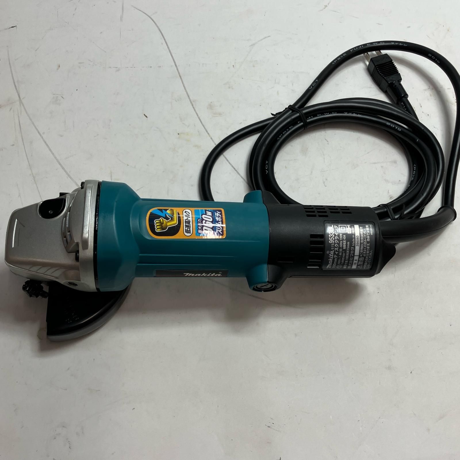 MAKITA マキタ 工具 ディスクグラインダー 9533BL ブルー S 本体のみ コード式 100mm 100v