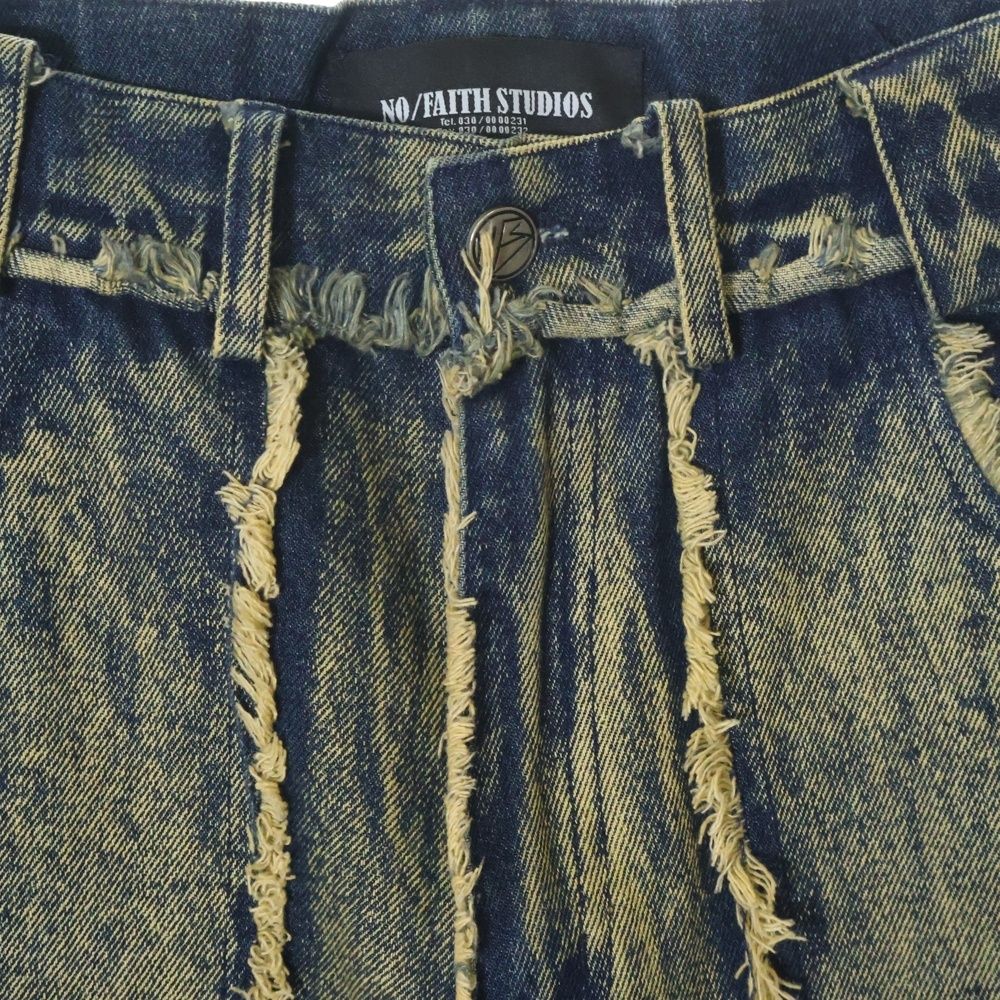 す*し様 No faith studios ノーフェイス　ブルーデニム NO/FAITH STUDIOS ノーフェイス ストゥディオス FW24 ITALY