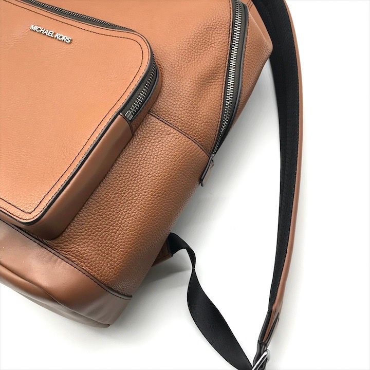 美品 MICHAEL KORS マイケルコース ロゴ レザー リュック