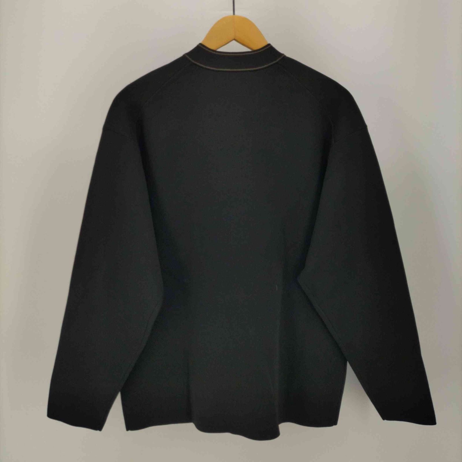 【美品】トゥモローランドトリコ　ポリエステルミラノリブ Vネックカーディガン　S トゥモローランドトリコ TOMORROWLAND tricot 23SS ポリエステル
