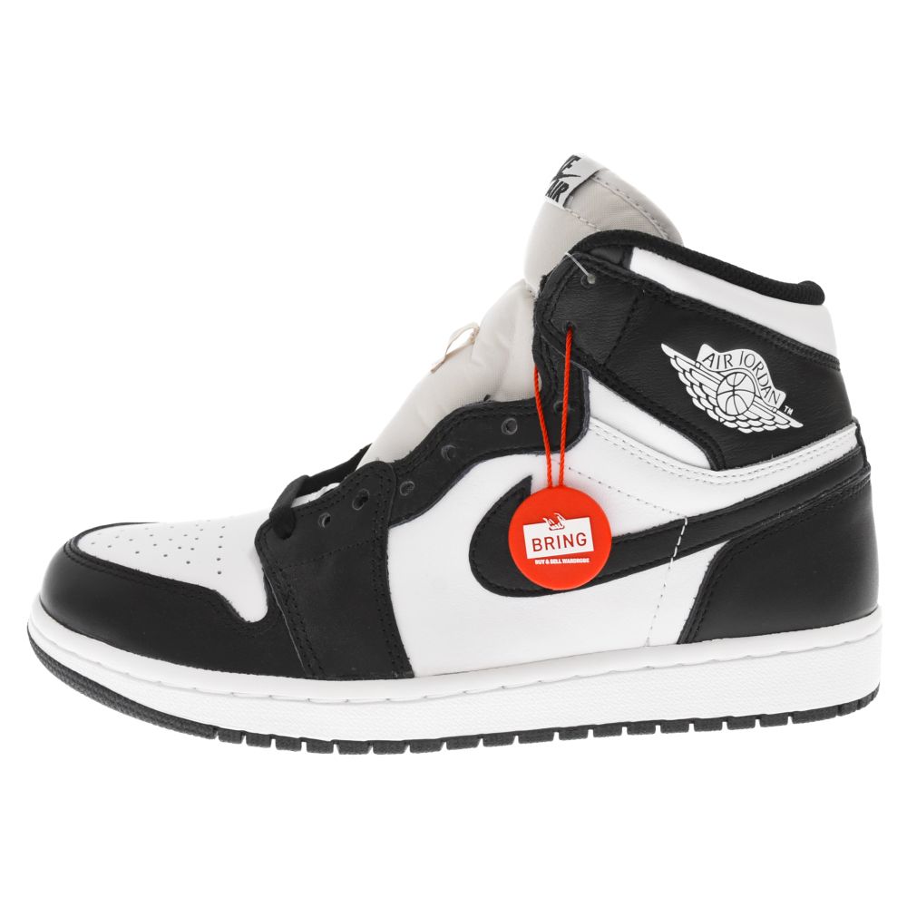 NIKE (ナイキ) AIR JORDAN 1 RETRO HIGH OG BLACK WHITE PANDA 555088-010  エアジョーダン1レトロブラックアンドホワイトハイカットスニーカー US9/27cm ホワイト/ブラック