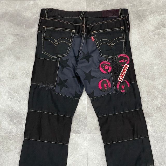 HYSTERIC GLAMOUR RAMONESツギハギデニム HYSTERIC GLAMOUR RAMONESツギハギデニム