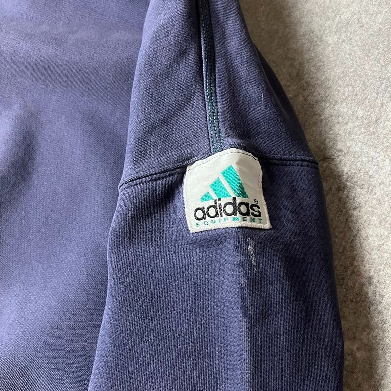 雰囲気系 90s adidas ビッグ パフォーマンス ロゴ 刺繍