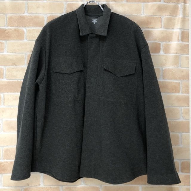 【中古】 DESCENTE デサント 19AW DESCENTE PAUSE/MOLE CPO SHIRT JACKE グレー L 111382853