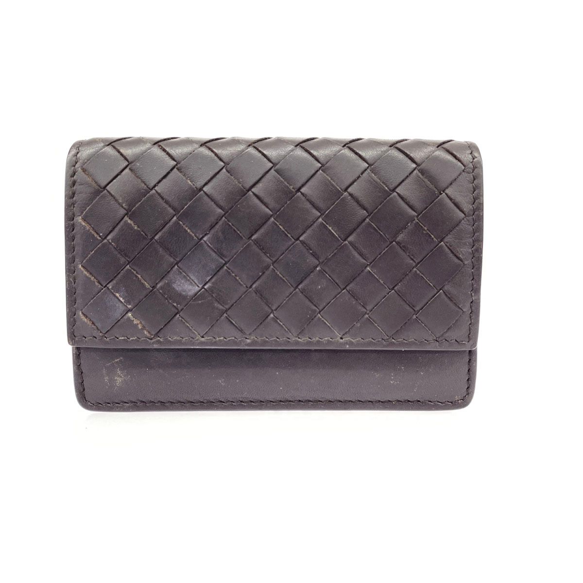 BOTTEGA VENETA ボッテガヴェネタ カードケース ブラウン レザー